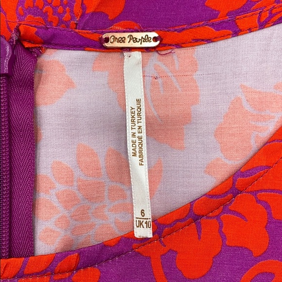 Free People Electric Posies Dress - NWOT - Size: 6 - Picture 3 of 9